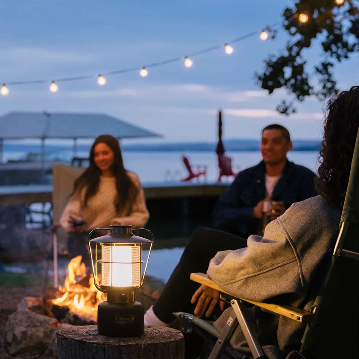 Coleman Premium 1900 Collection LED Lantern, 200/600 Lumens, Impact & Water-Resistant, Adjustable Brightness Settings & Carry Handle, Ideal for Camping and Emergencies