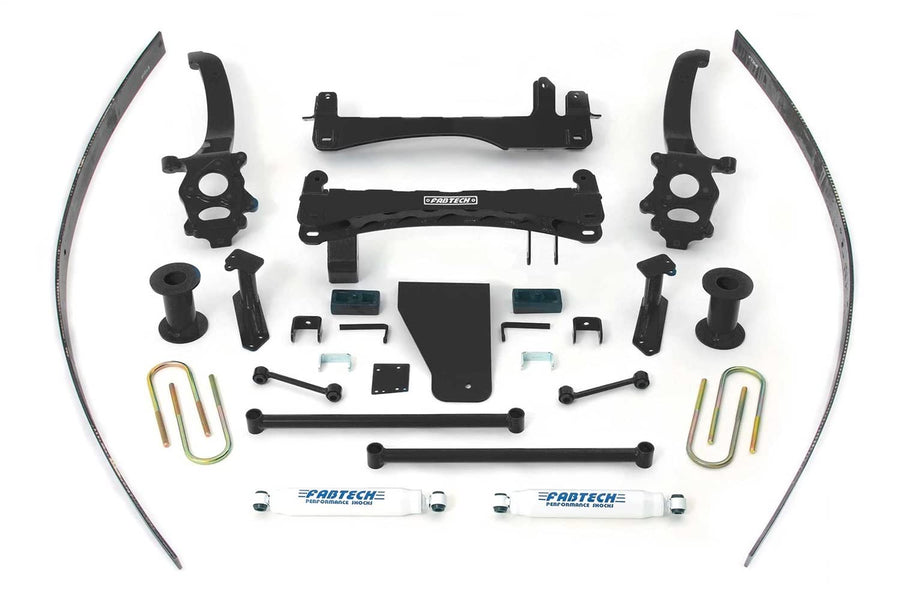Fabtech K6000 Lift System Basic w/Shocks w/Performance Shocks 6 in. Lift Basic