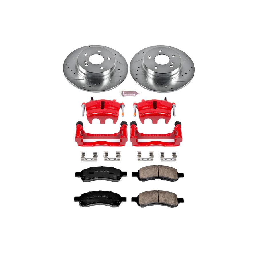 Z23 Evolution Sport Power Stop Brake Kit with Calipers, Front