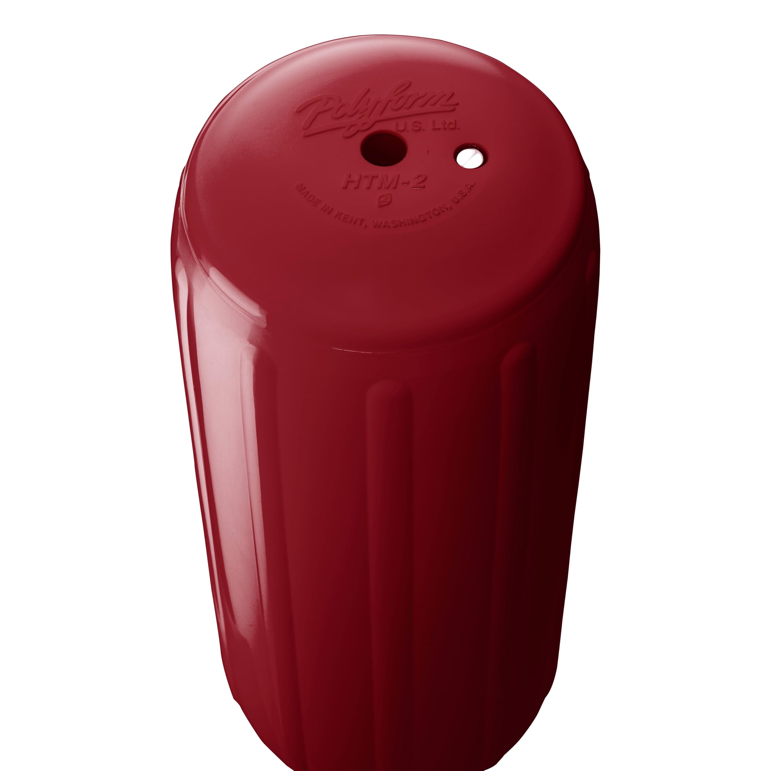 HTM-Series Polyform Boat Fender HTM-2 - Burgundy