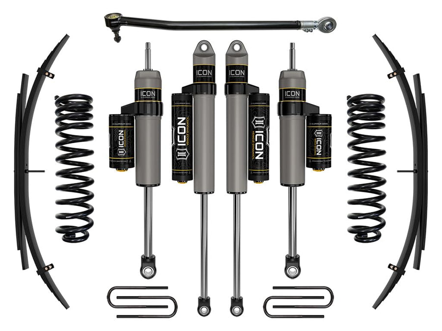 2007-2019 Ford F-250/F-350 4WD Diesel ICON 2.5" Lift, Stage 3 Suspension System w/Expansion Packs