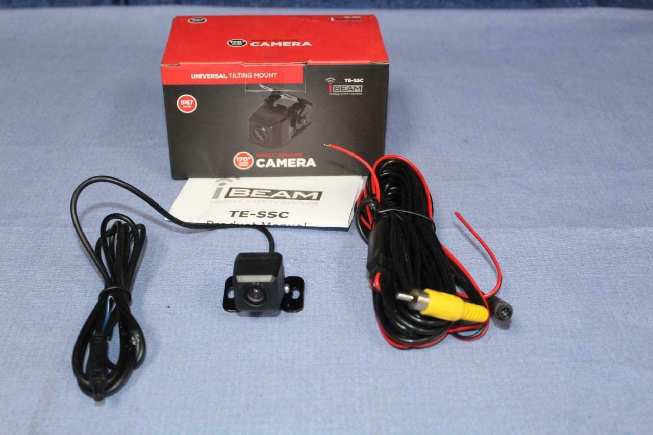 TELEDTSSC iBeam by Metra Small Square Camera with LEDs, Active Parking Lines