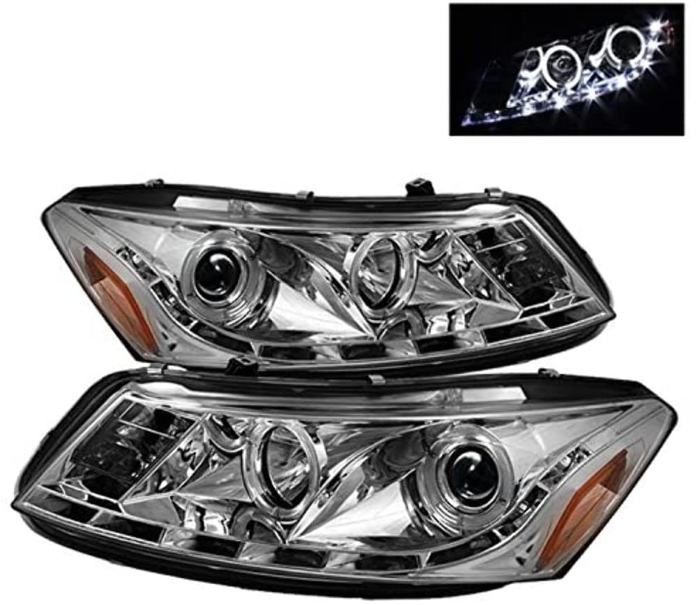 Auto Spyder 5010674 LED Halo Projector Headlights Chrome/Clear