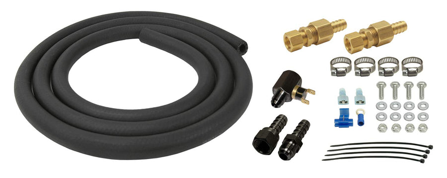 Transmission Cooler Mounting Kit Derale 13023, Black