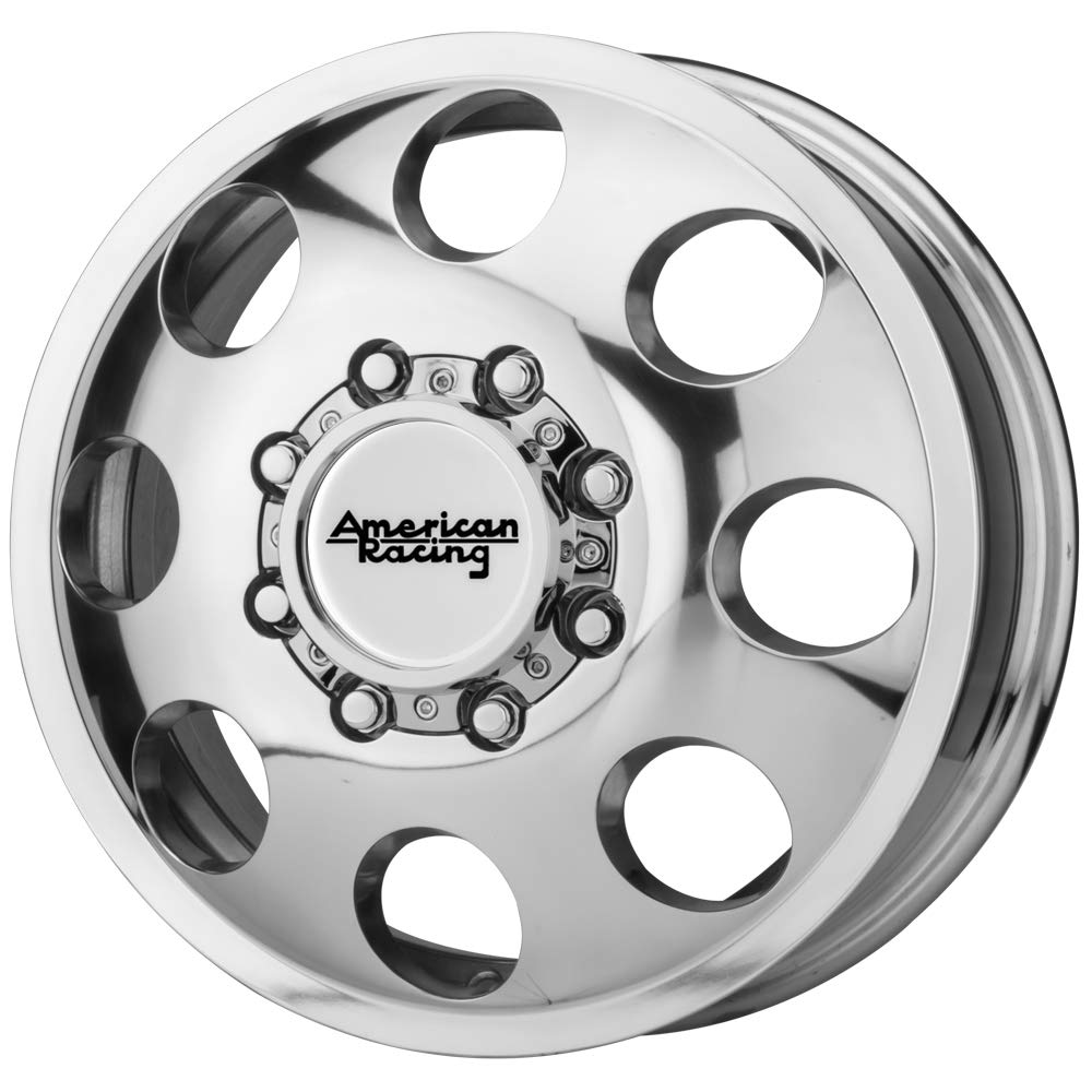 AR204 BAJA DUALLY American Racing 16X6 8X170 7.87 111mm POLISHED - FRONT - AR204660871111