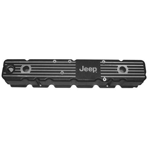 DMC-6914 | Omix-Ada | Engine Valve Cover, Jeep Logo | Fits 1981-1986 Jeep CJ7 / CJ8 Scrambler 4.2L