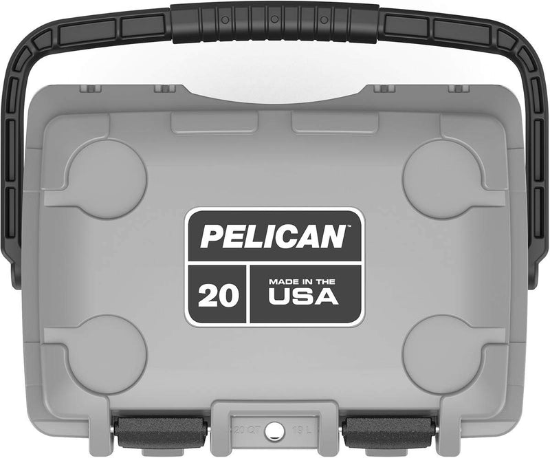 20 Quart Pelican Elite Cooler (Dark Grey/Green)