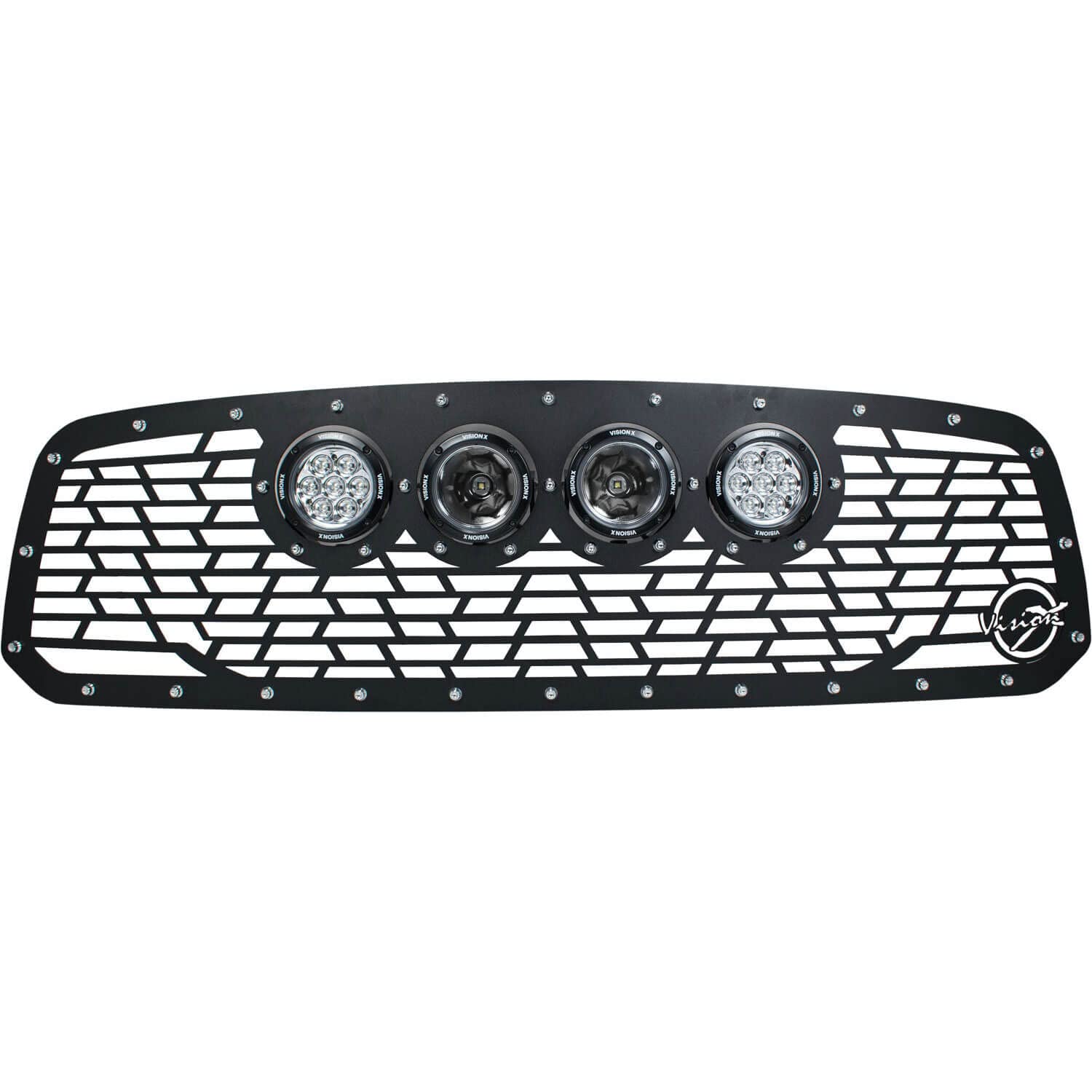 Vision X Lighting VX Grille Cannon XIL-OEGC13DR GEN 2 Style Grille Insert (2013-Current Dodge Ram 1500)