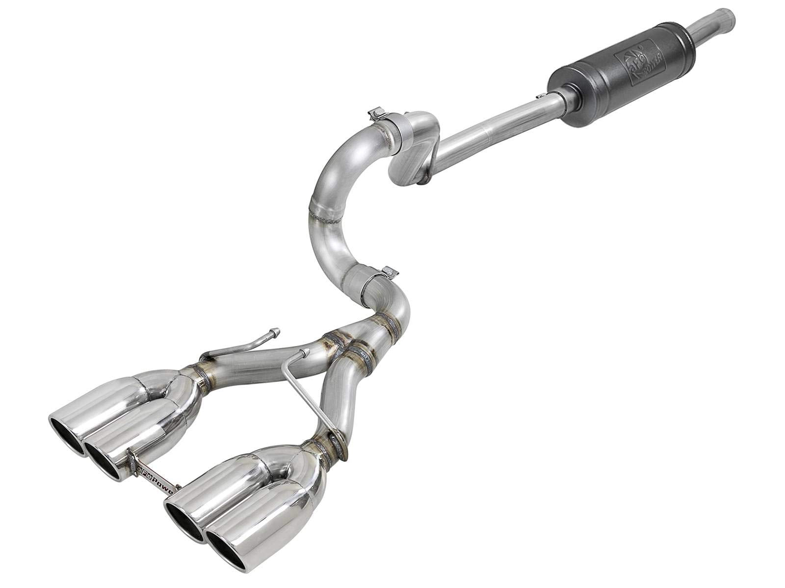 Rebel Series aFe Power 49-38071-P Performance Cat-Back Exhaust System