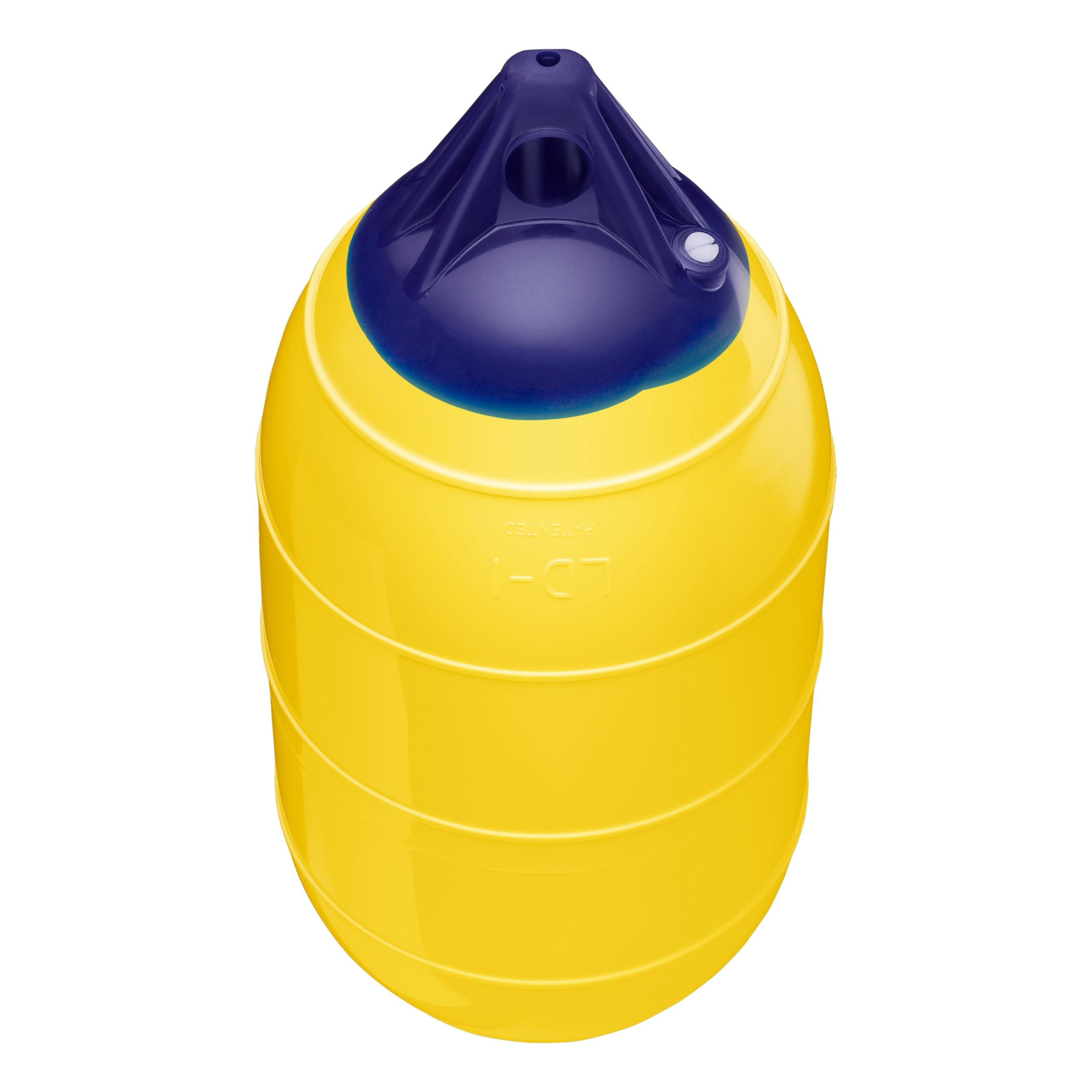 Polyform Low Drag Buoy LD-1 Standard Blue Ropehold - Yellow Series