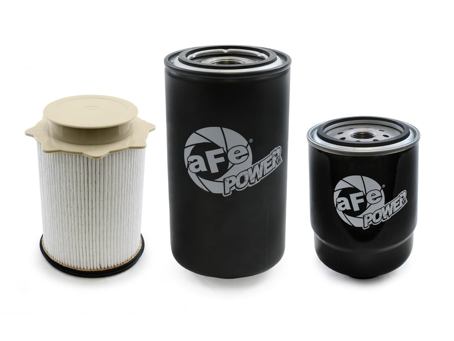 aFe POWER RAM 2500 3500 PROGUARD 6.7L Cummins Fluid Filter Service Pack | Includes Fuel/Oil Filters and Water Separator