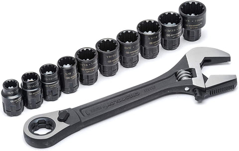 Adjustable Wrench Set Crescent X6 Pass-Thru 11 Piece