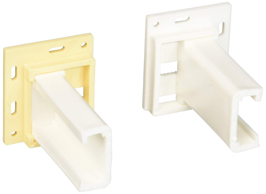H305 RV Designer Drawer Slide Socket Set - C Shape - 4-Way Adjustable Rear Mount - RV Drawer Slides Brackets - Includes Fasteners - Easy Install - 2 Pack