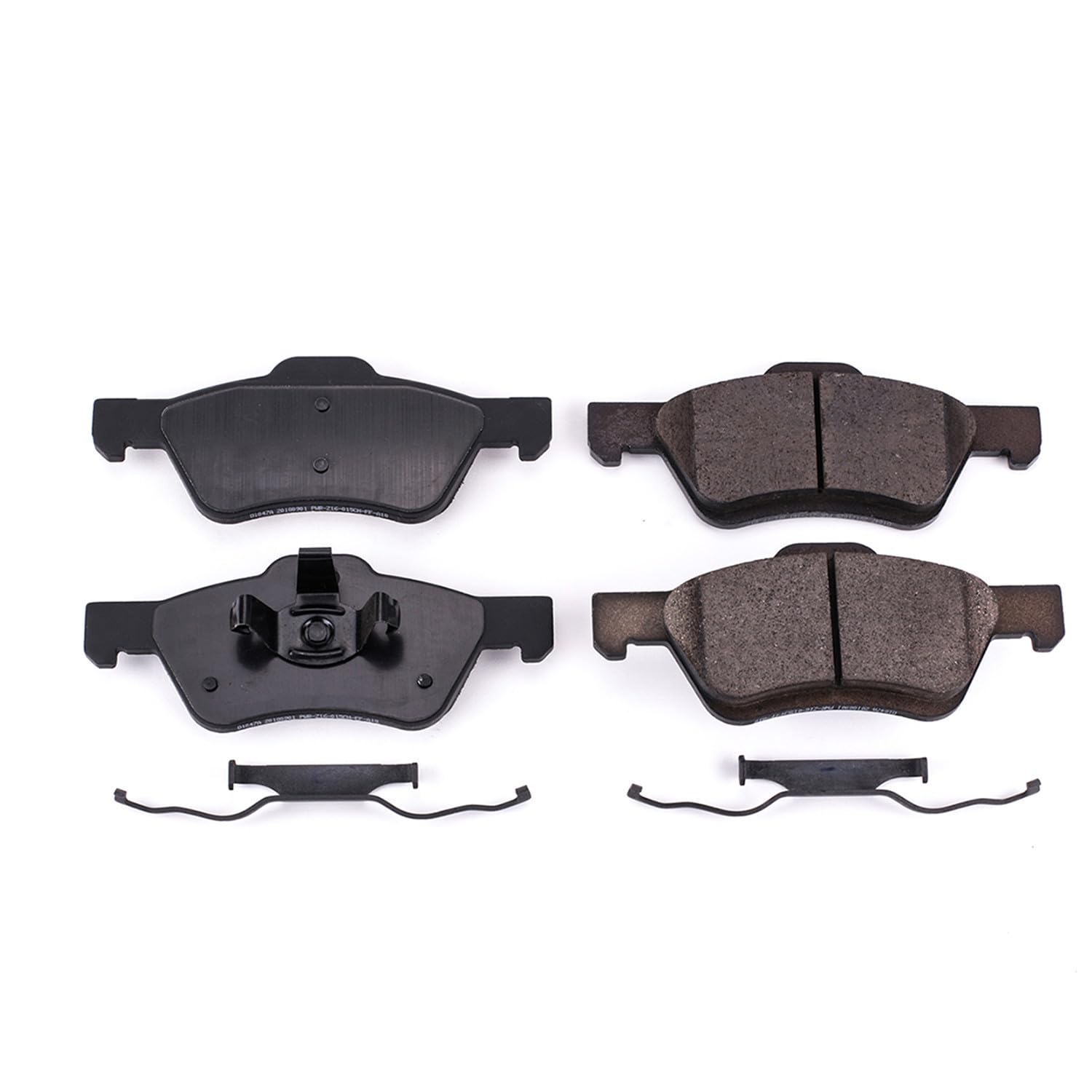 Power Stop Brake Kit Front For Ford Escape 2008-10 |Mazda Tribute 2008-10 |Mercury Mariner 2008-10 - Ceramic Brake Pads With Installation Hardware, 17-1047A