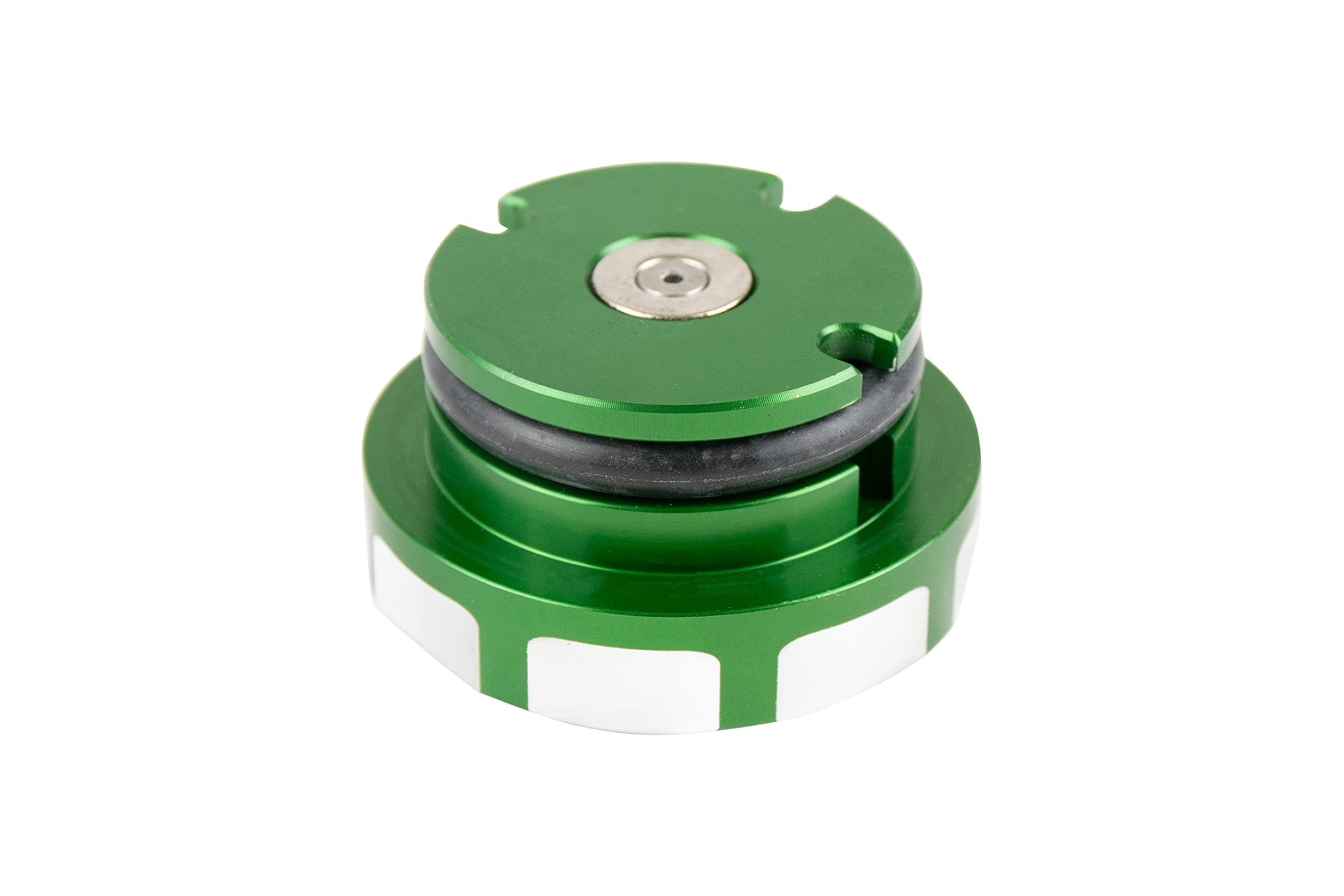 Sinister Diesel Billet Fuel Plug Cap Green for 2013+ Dodge Ram 6.7 Cummins