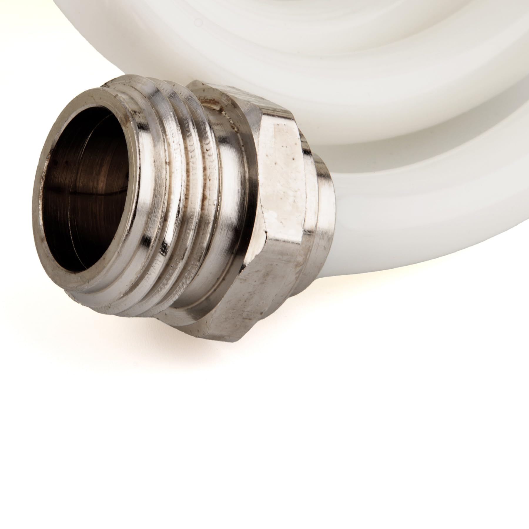 Washdown Hose 25' with Pistol Grip Nozzle - White