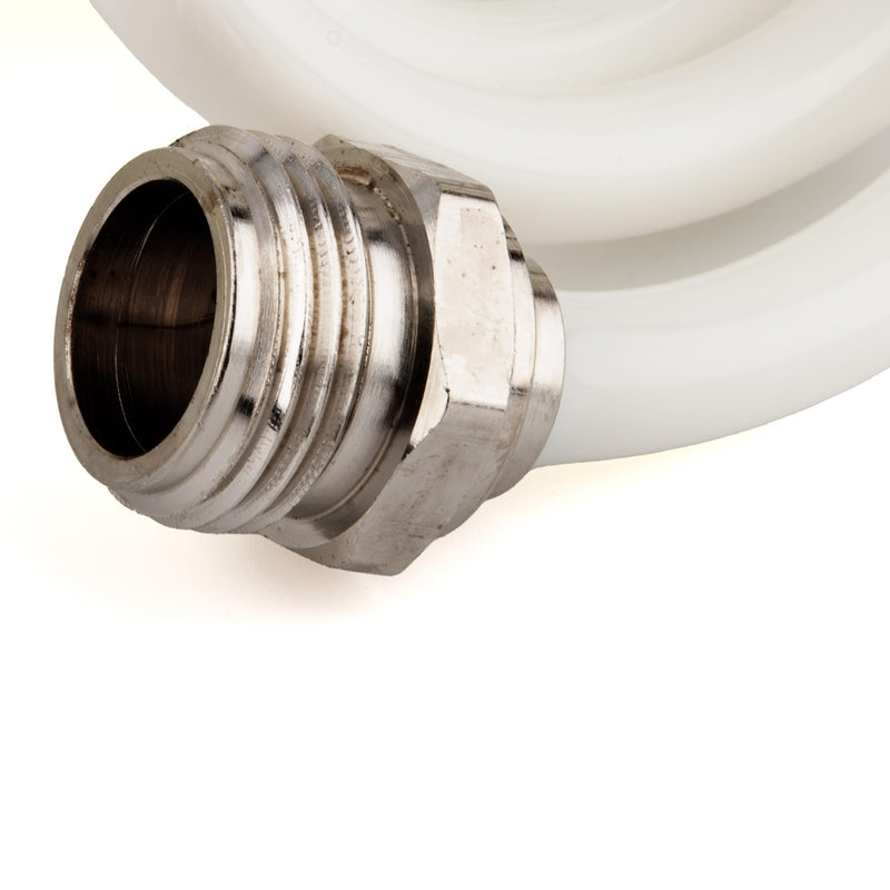 Washdown Hose 25' with Pistol Grip Nozzle - White