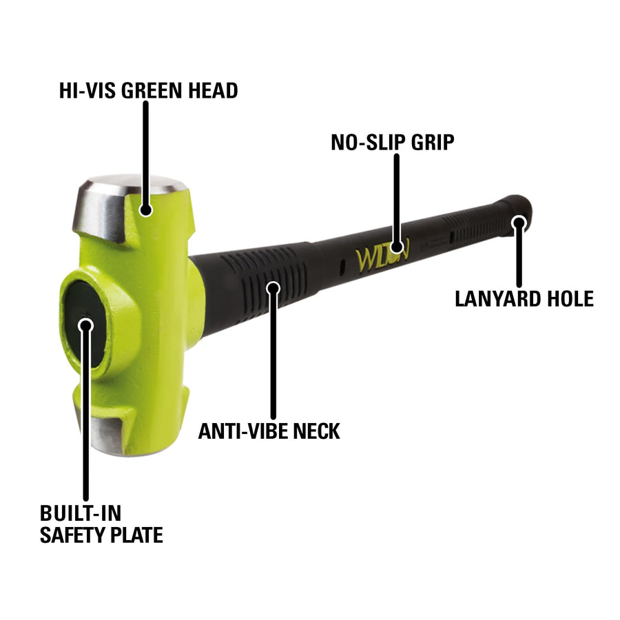24" Wilton B.A.S.H Sledge Hammer, 10 Lb Head (21024)