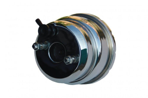 7 Inch LEED BRAKES Dual Power Booster (Chrome)