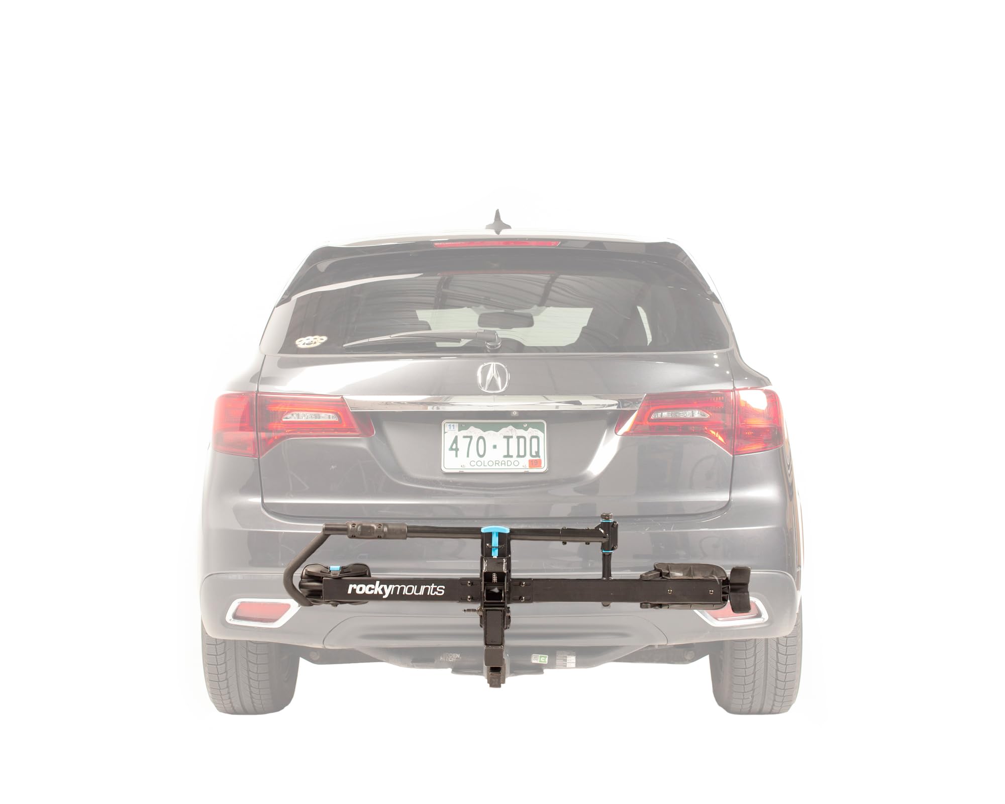 MonoRail Solo RockyMounts 1-Bike (2" &1.25") Expandable Platform Hitch Bicycle Rack