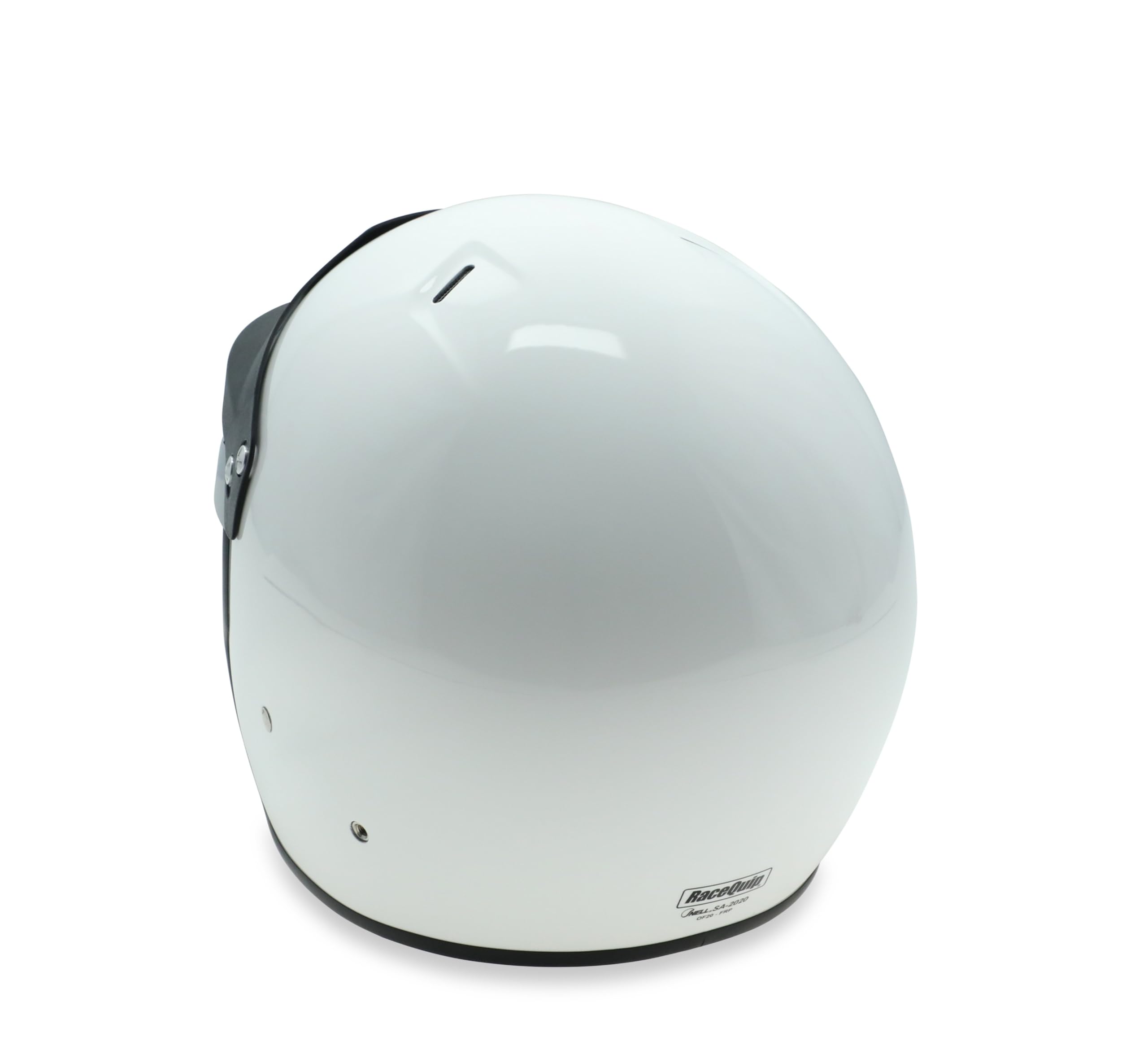 Open Face Helmet RaceQuip OF20 Series Snell SA-2020 Rated Gloss White Large 256115