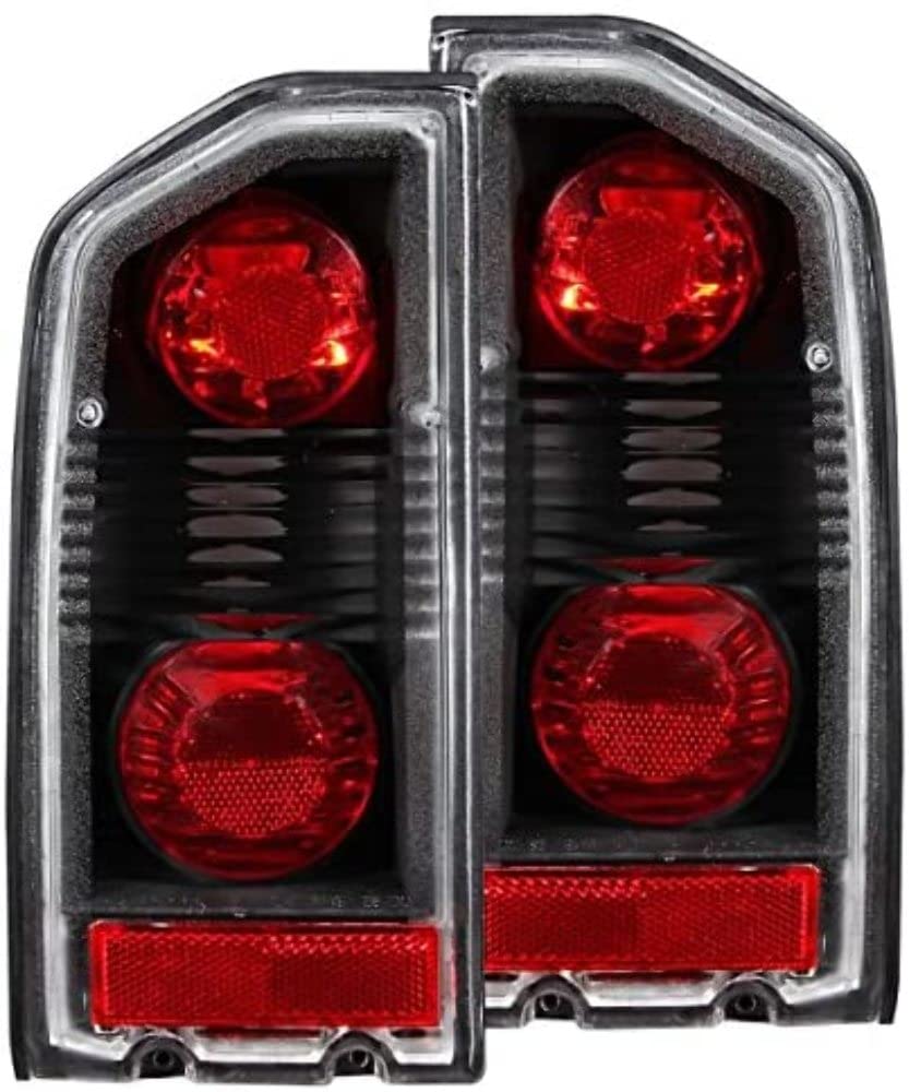 Black Euro Tail Light Set-Clear Lens ANZO USA 211134