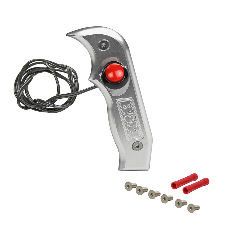 Optional B&M 81060 Side Plate with Integral 12-Volt Actuator Button for Magnum Grip Shifters