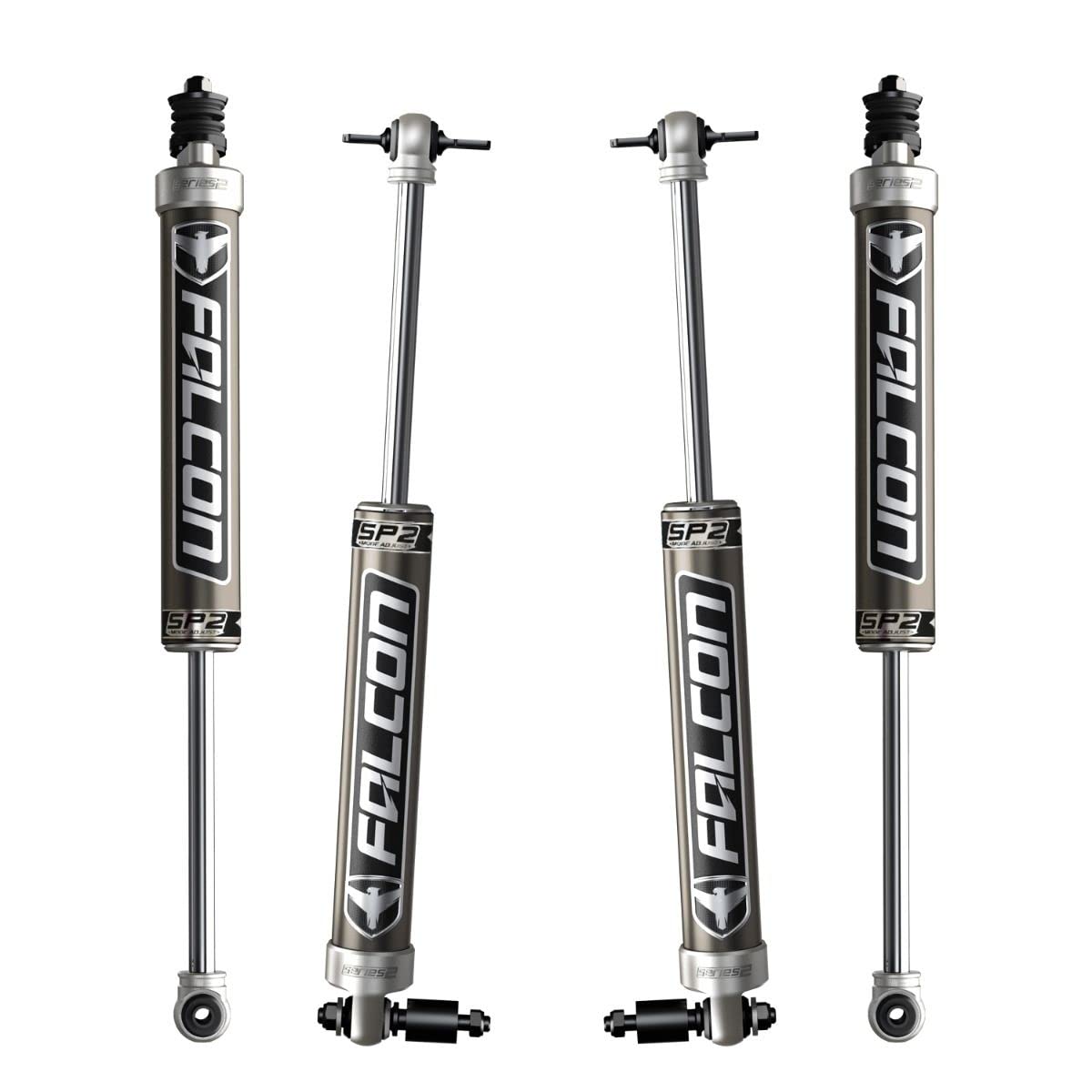 Falcon JK 4DR SP2 2.1 Monotube Shock Kit (1.5–2.5” Lift)
