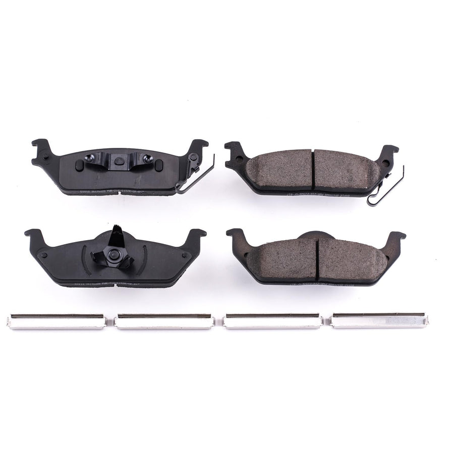Power Stop Brake Kit Front For Ford F-150 2004-11 |F-150 Heritage 2004 |Lincoln Mark LT 2006-08 - Ceramic Brake Pads With Installation Hardware, 17-1012