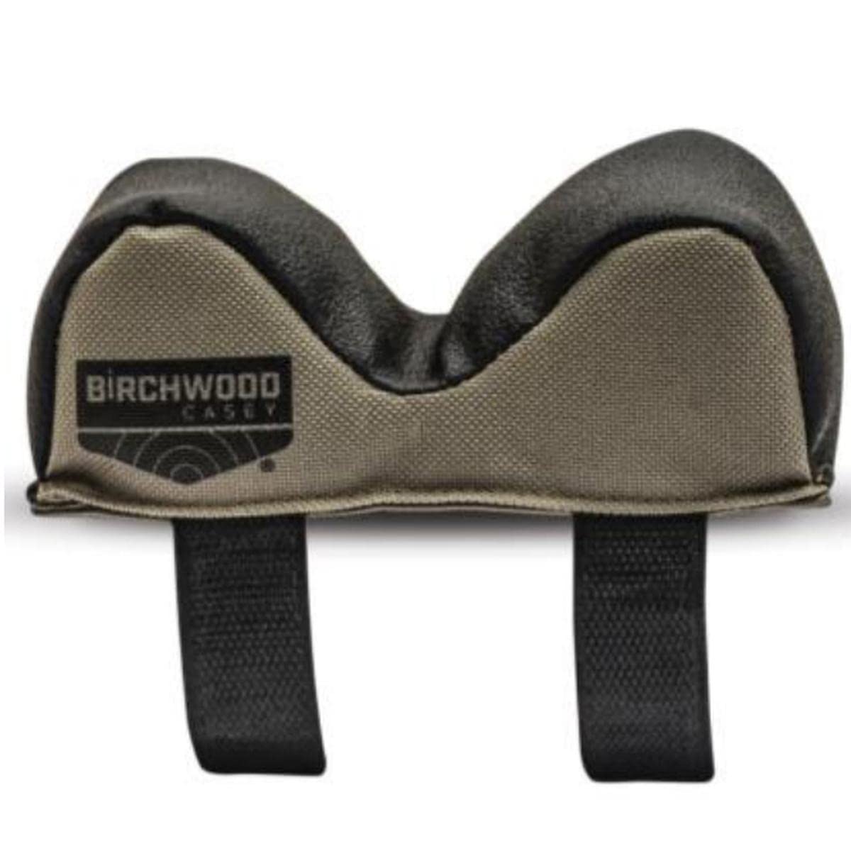 5"x2"x2" Birchwood Casey Universal Filled Synthetic and Leather Shooting Front Rest Bag with Hook and Loop Straps, Narrow