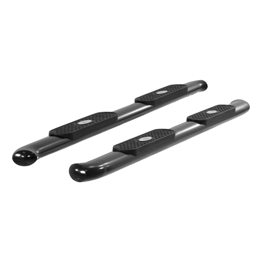 4-Inch ARIES Oval Black Steel Nerf Bars, Select Ford F-150, F-250, F-350, F-450, F-550 Super Duty
