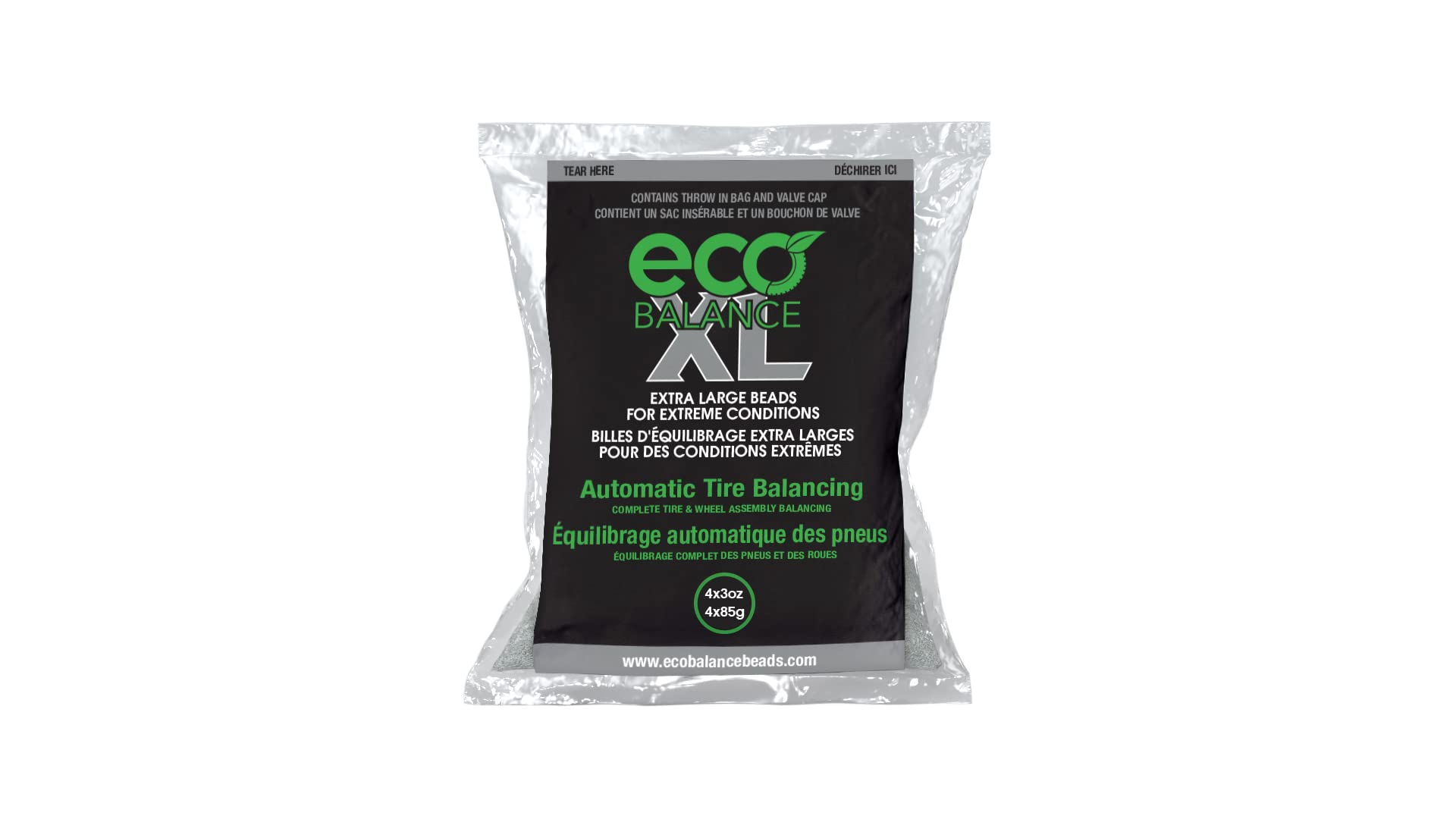 3oz Large ECO Balance XL - Balancing Bead Solution Designed for use with Extreme Balancing Conditions but Compatible with All Applications 4/Pack