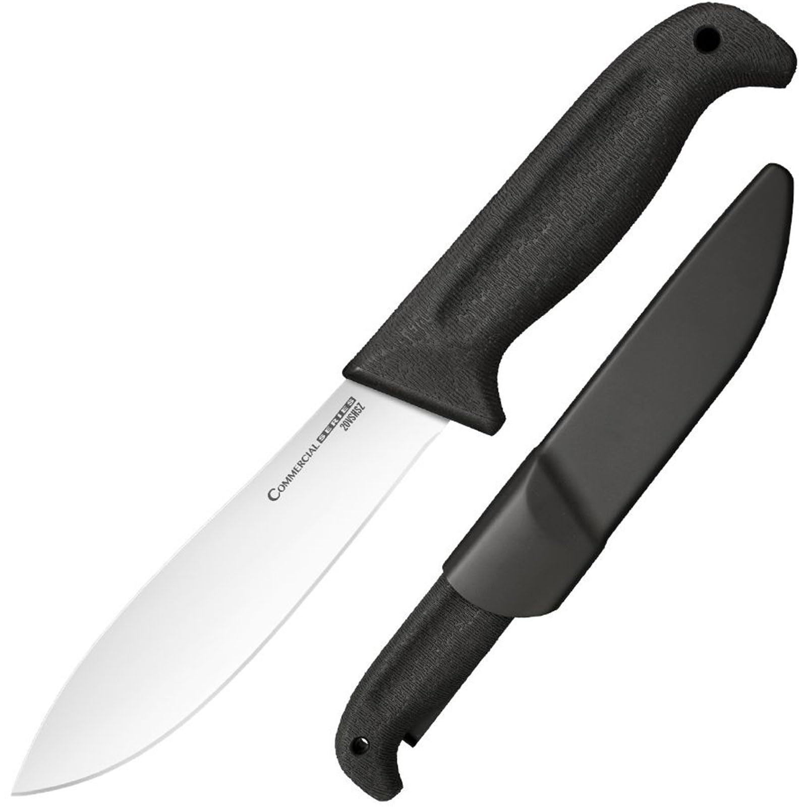 Cold Steel 6" Knife Western Hunter Durable German 4116 Stainless Steel Fixed Blade with Ergonomic Kray-Ex Handle Ideal for Hunting, Fishing & Outdoor Tasks Commercial Series