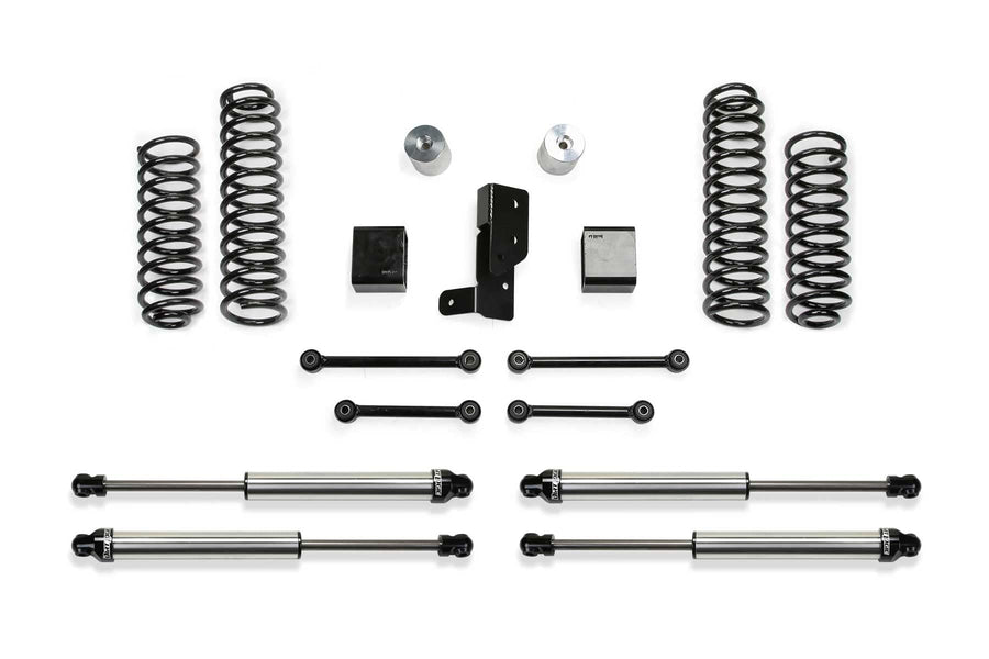 20-22 Jeep JL 4 Dr 4WD Diesel and Fabtech 392 3" Sport System w/DLSS SHKS (K4205DL)