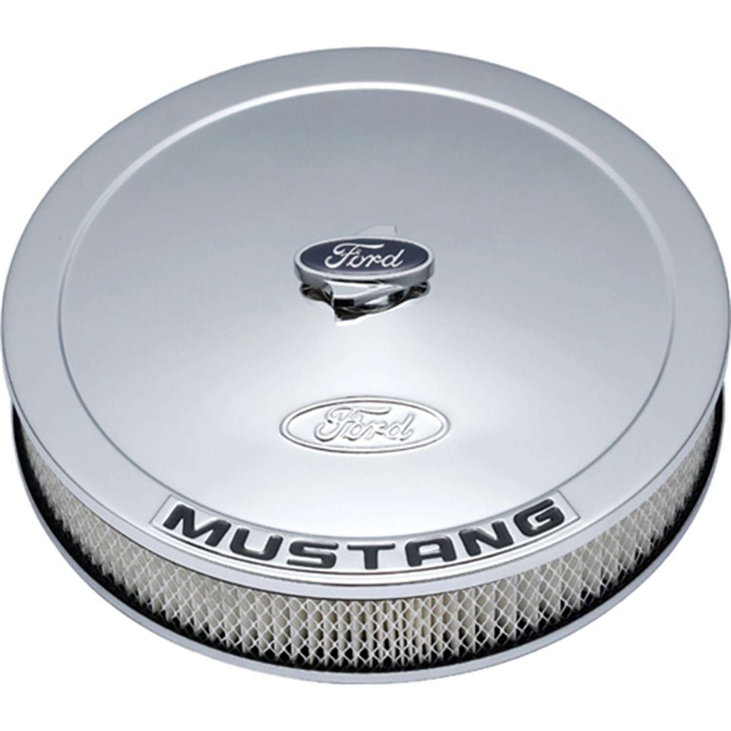 Replacement for/Compatible with Ford Performance Parts - 302-361 - 13in Dia Air Cleaner Kit Chrome