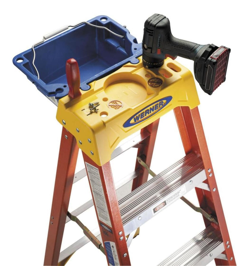 6206 Werner stepladders, 6-Foot, Orange, 6 Ft