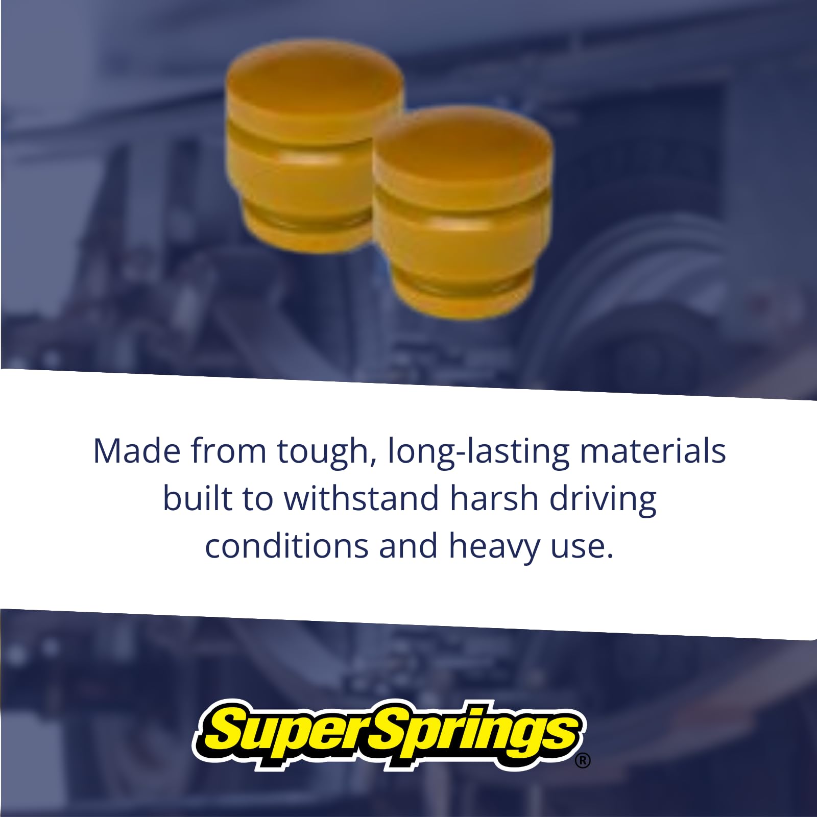 SumoSprings Front Solo SSF-204-54 for Chevrolet/GMC Express/Savana 1500/2500/3500/4500, Silverado 3500, GMC Sierra 3500 | Left/Right Pair |1250 (lb) Capacity at 50% Compression | Made in The USA