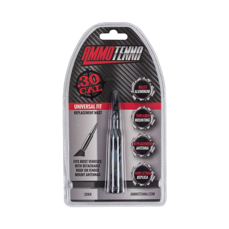 Metra Electronics 30Kn Ammotenna 4.25' Billet Aluminum .30 Cal Replica Antenna Mast