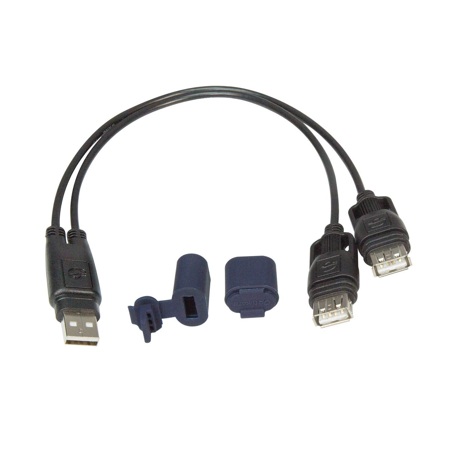 USB Cable Optimate O-110, Y-Splitter with Weatherproof Connection System