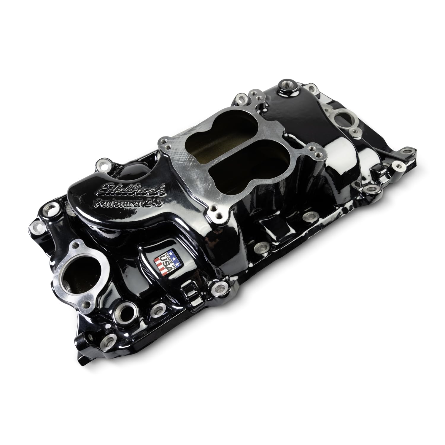 Edelbrock - BB CHEVY 396-454 OVAL PORT, INTAKE MANIFOLD, PERFORMER, BLACK PLASMA COATED (2161-BP)
