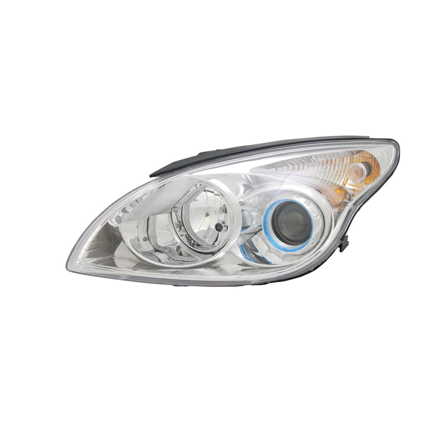 Left TYC Headlight Assembly Compatible with 2010-2012 Hyundai Elantra
