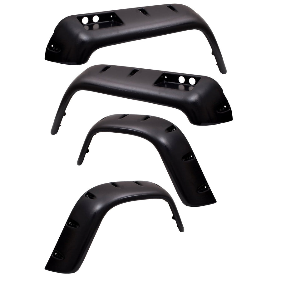 11633.10 Rugged Ridge All Terrain Fender Flare Kit, 6 Piece; 76-86 CJ5/CJ7/CJ8 Scrambler