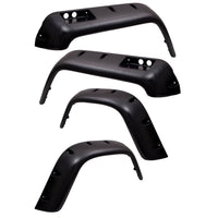 11633.10 Rugged Ridge All Terrain Fender Flare Kit, 6 Piece; 76-86 CJ5/CJ7/CJ8 Scrambler