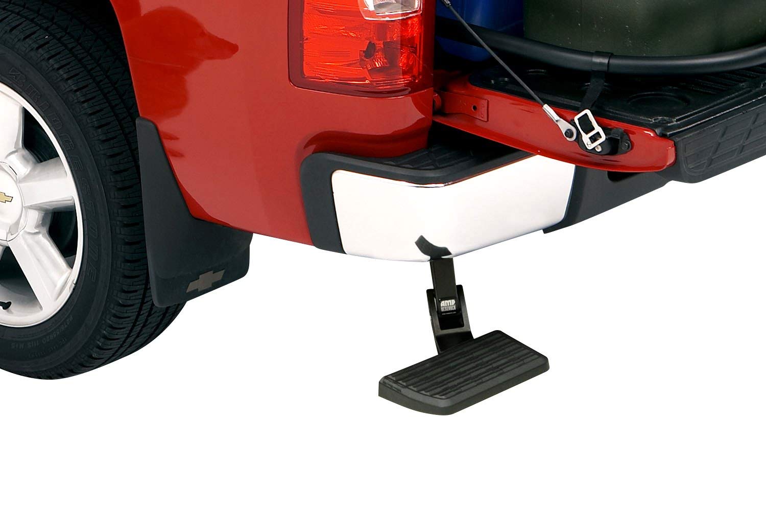 AMP Research BedStep 75306-01A Rear Bumper Access Black Not Compatible w/Dual Exhaust