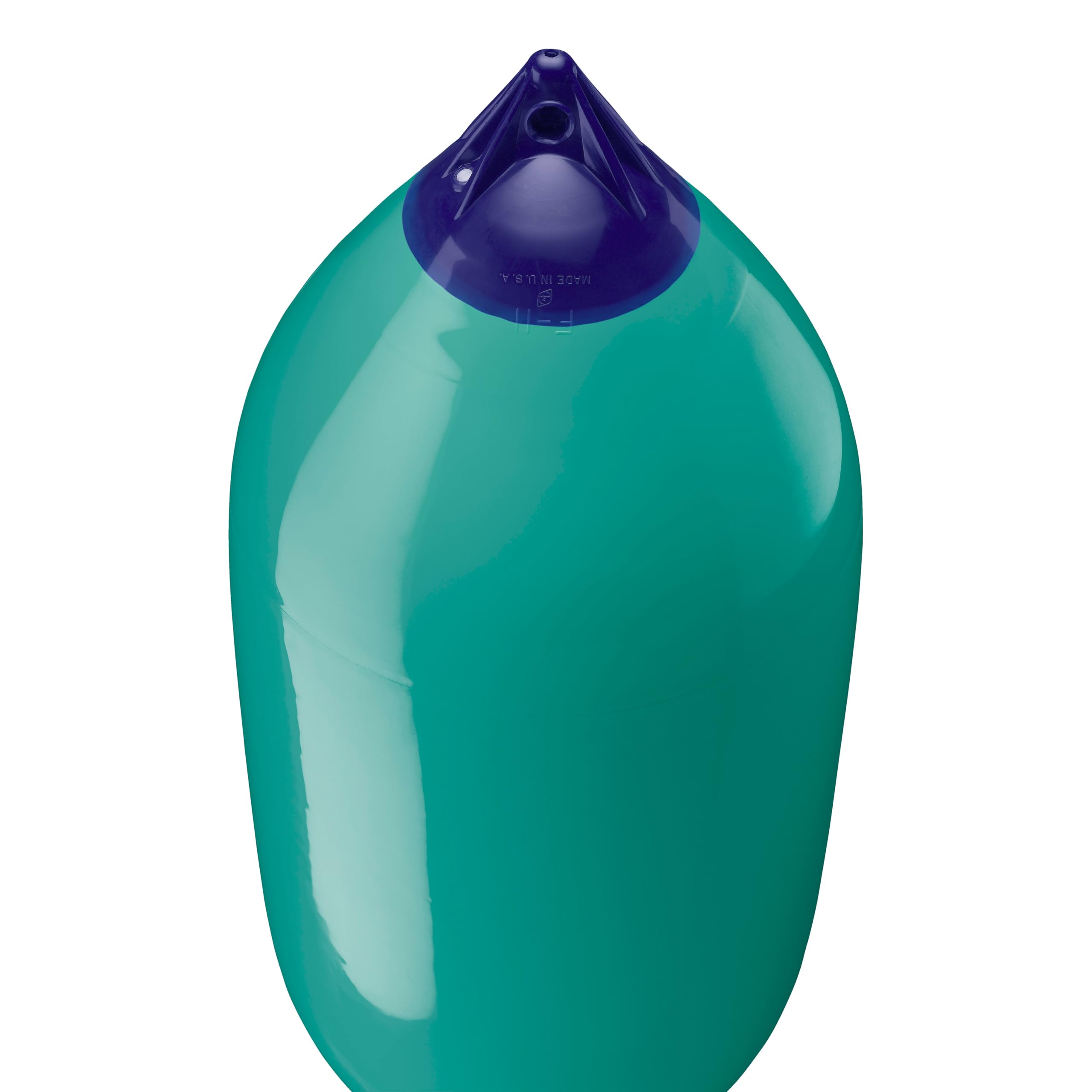 F-11 Standard Polyform Boat Fender Blue Ropehold - Teal