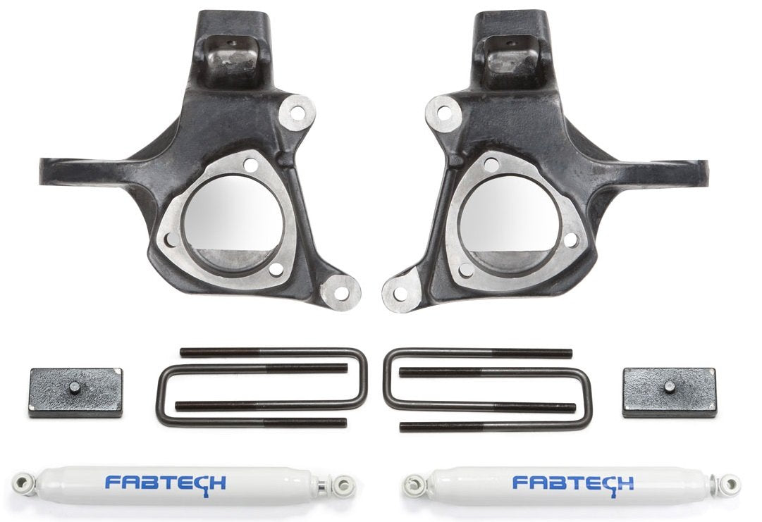 4" Fabtech Front Traction Bar Bracket FTS94054