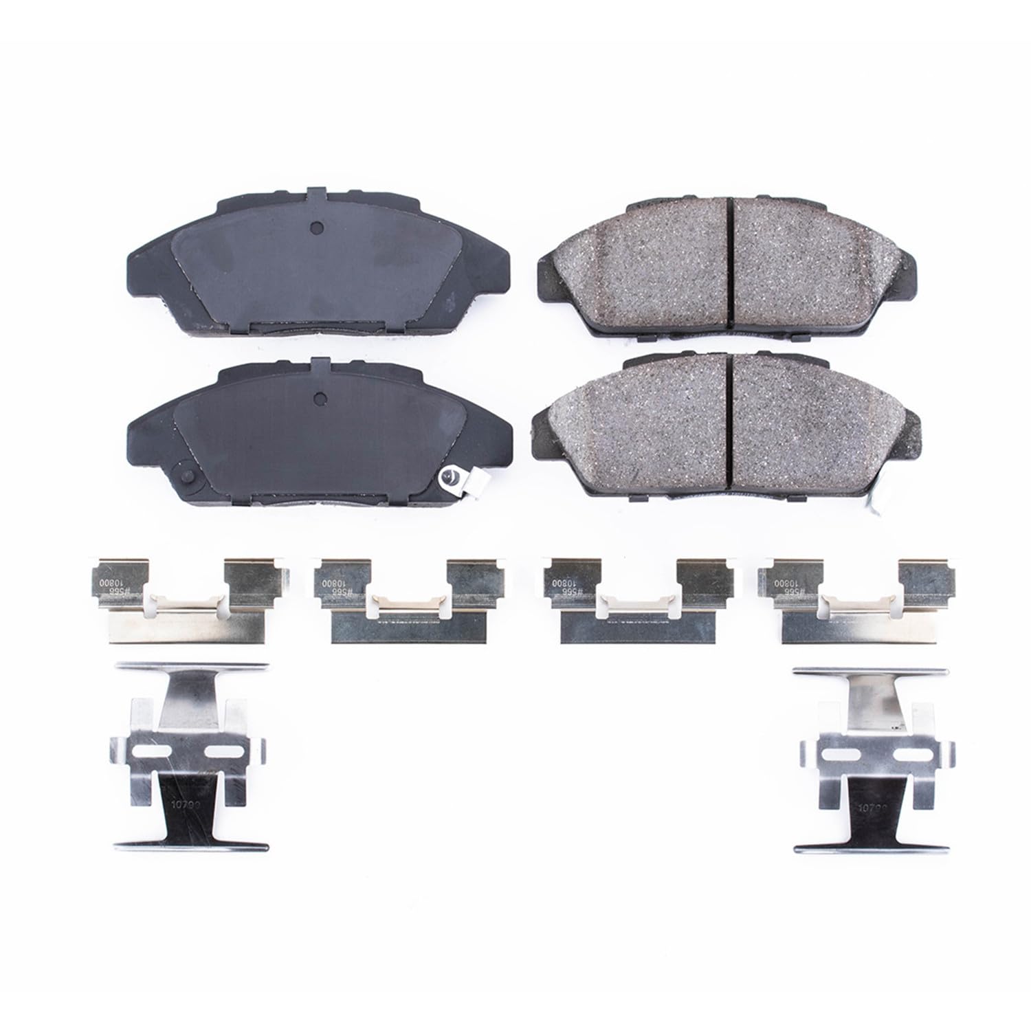 Power Stop Front Brake Kit For Accord Honda 1990-93 - Ceramic Brake Pads With Installation Hardware, 17-496