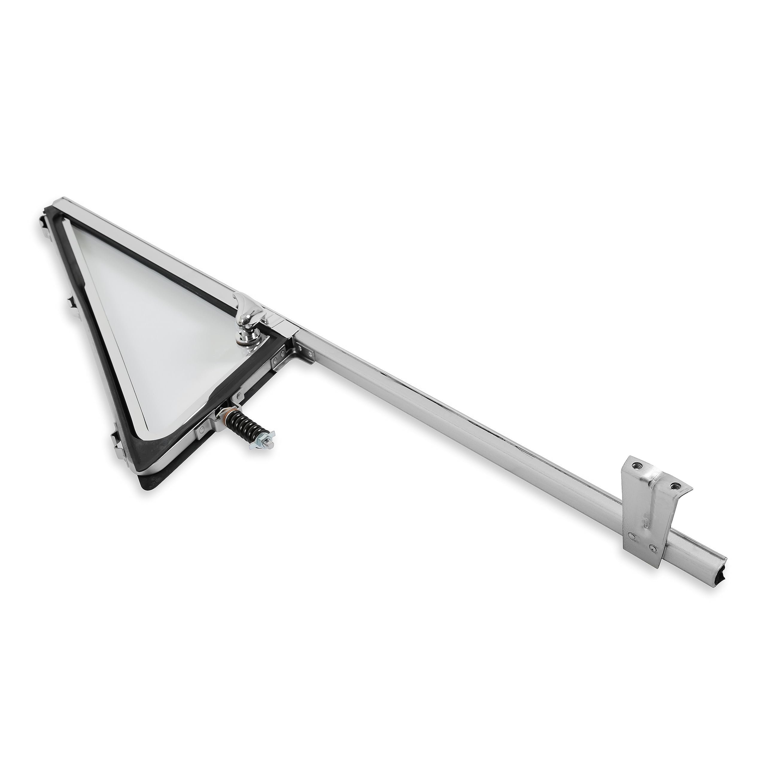 VWA72RHCLEAR Brothers Trucks Vent Window Assembly - Clear - Chrome - Right - Each