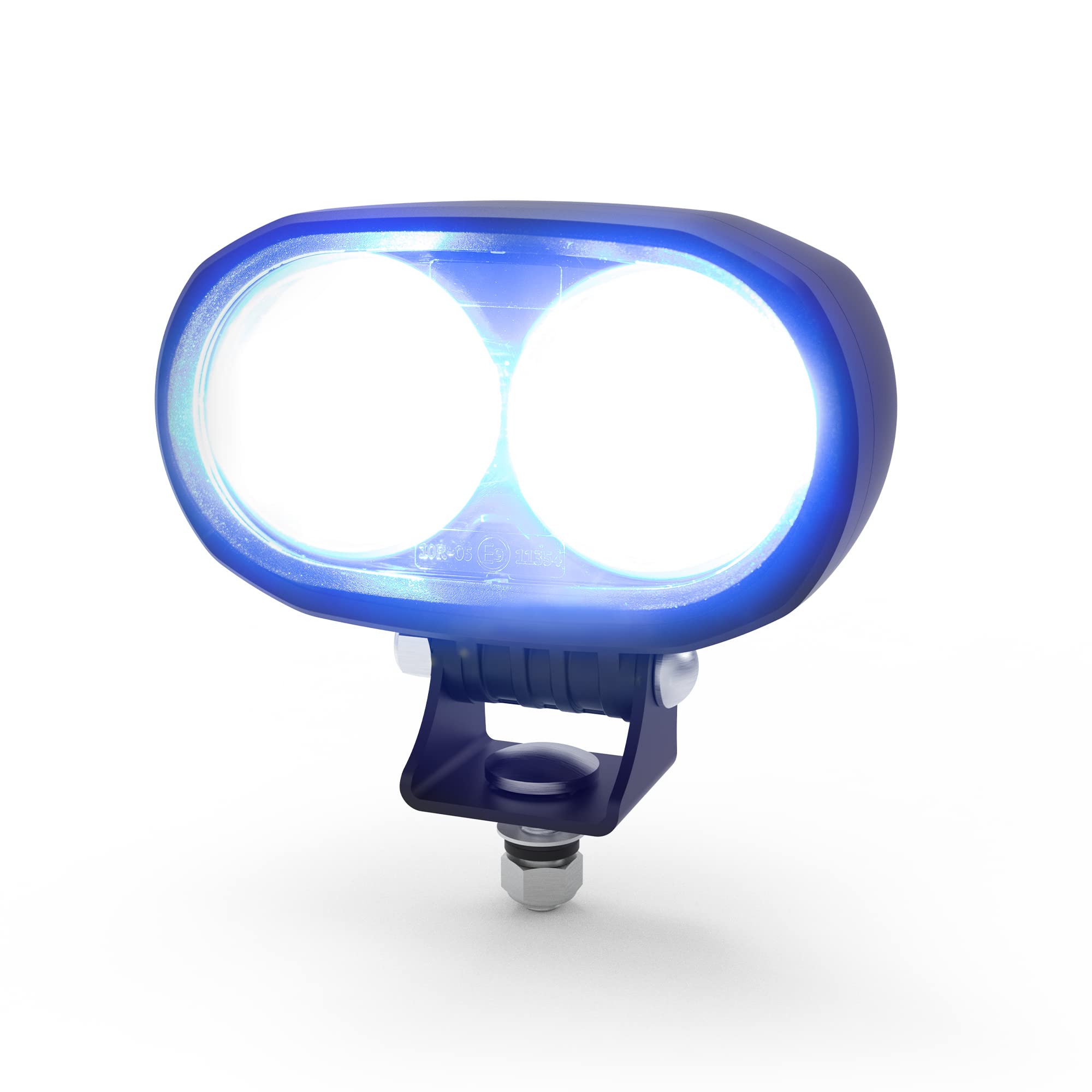 ECCO Work Light EW2002B Spot Beam, Oval, 1 Bolt Mount, Blue, 12 80 Volt