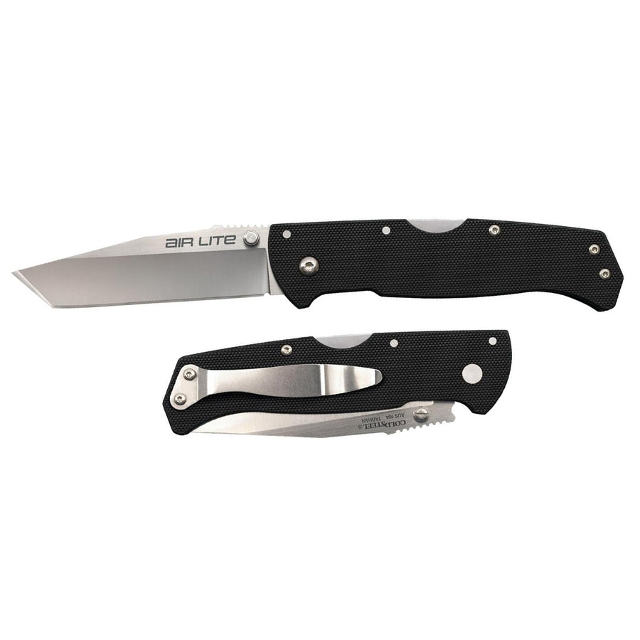 Cold Steel Tanto Point AIR LITE / 8" Overall / 3.5" Blade / 3MM Thick / AUS10A / Blister Packed,Black